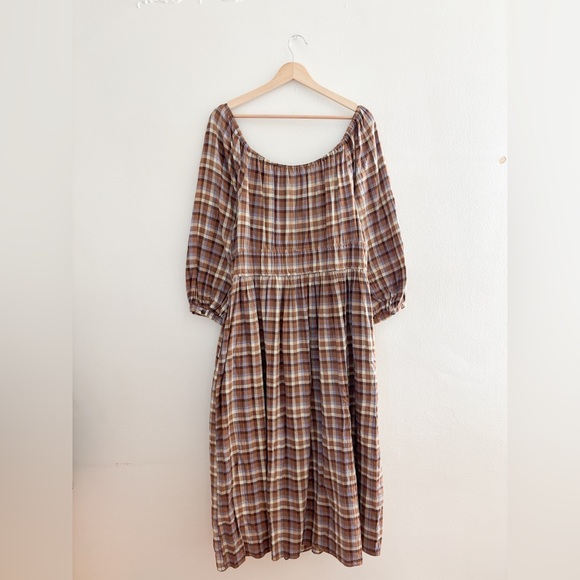 Madewell Sophia Gauze Midi Dress - Picture 8 of 8